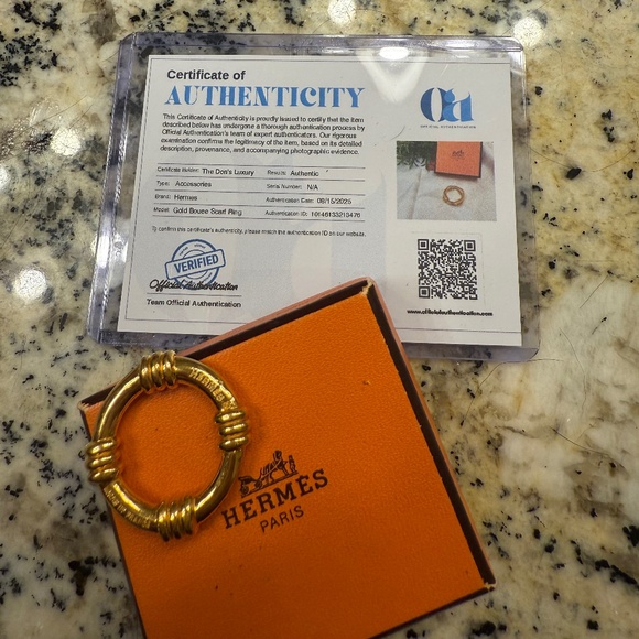 Hermes Bouet Scarf Ring - Picture 1 of 12